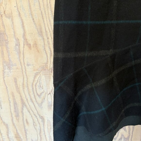 Womens Babette SF Wool Plaid Jacket Coat Snap Front Warm Ruffles Pockets Size XS - Picture 4 of 8